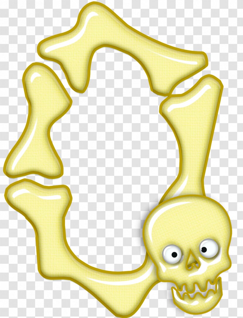 Calavera Alphabet Ghost Los Abecedarios Idea - Bone Transparent PNG