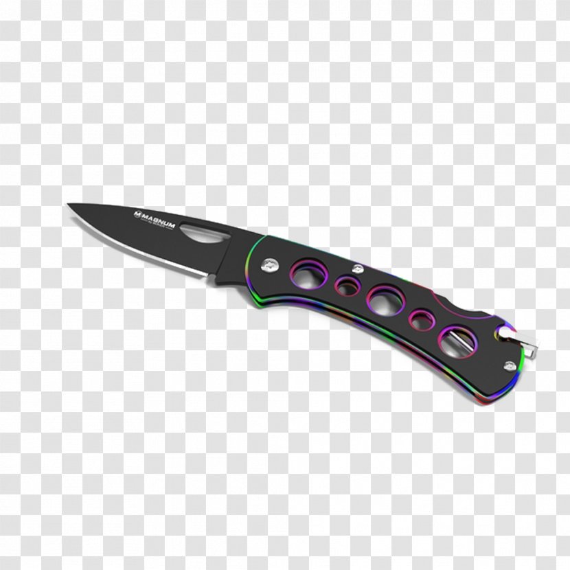 Throwing Knife - Rainbow Folding Transparent PNG