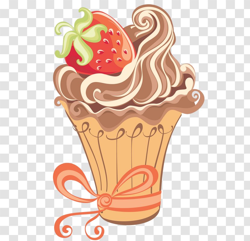 Ice Cream Cupcake - Cup Transparent PNG