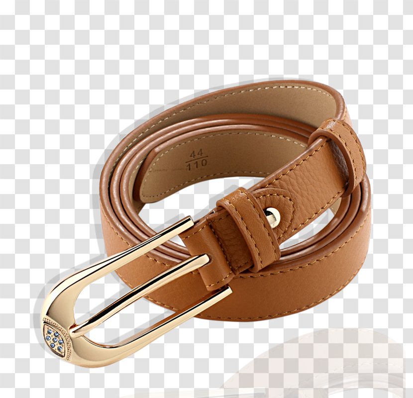Belt Buckle Leather Taobao - Product Kind Brown Belt, Ms. Transparent PNG