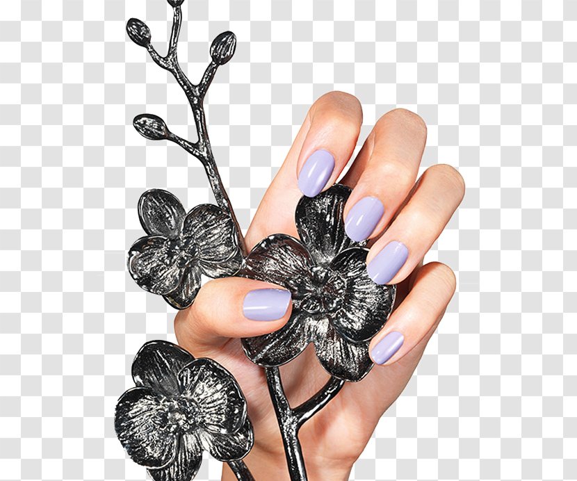 Nail Polish Manicure Lilac Fashion - Finger - Light Purple Transparent PNG