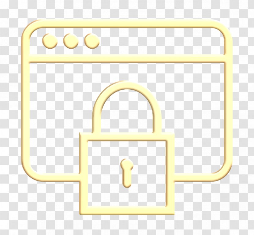 Lock Icon Online Page - Web - Rectangle Symbol Transparent PNG