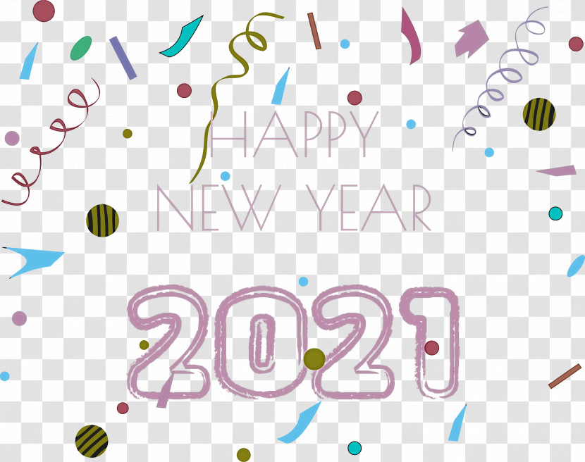 2021 Happy New Year 2021 New Year Transparent PNG