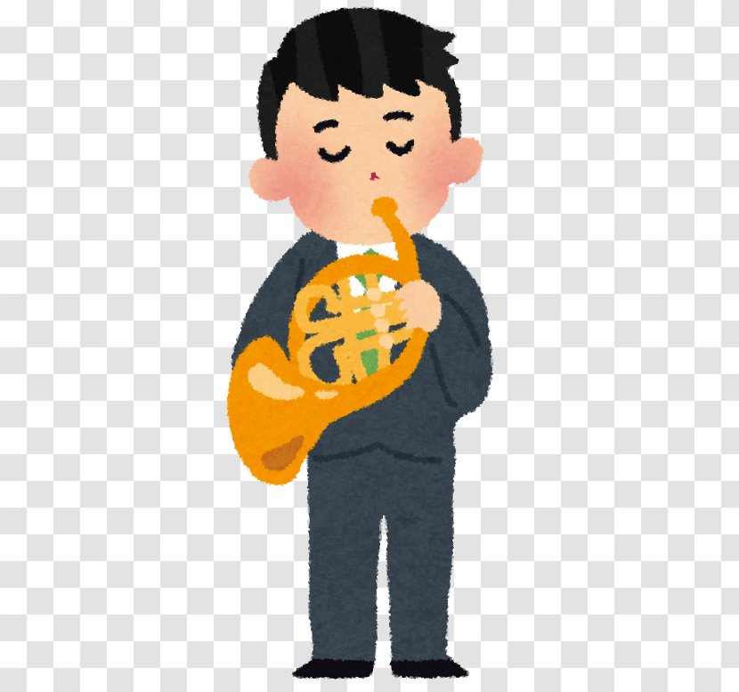 Boy Human Behavior Cartoon Brass Instruments - Shoulder Transparent PNG