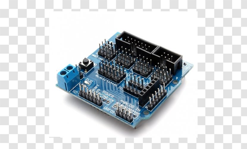 Arduino Expansion Card Sensor Motherboard ESP8266 - Serial Peripheral Interface Bus - Shield Transparent PNG