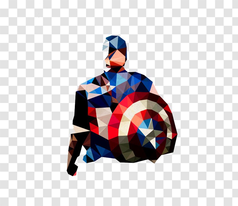 Captain America Wolverine Polygon Art Superhero - Diamond Stitching American Transparent PNG