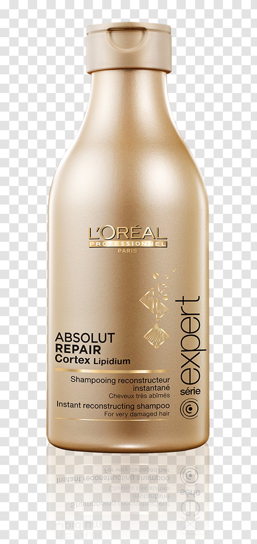 L'Oréal Professionnel Série Expert ABSOLUT REPAIR LIPIDIUM Shampoo Hair Care - Lotion Transparent PNG