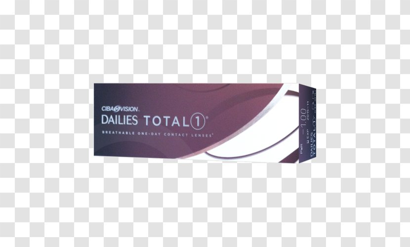 Dailies Total1 Contact Lenses Alcon Brand - Purple - Lentil Transparent PNG