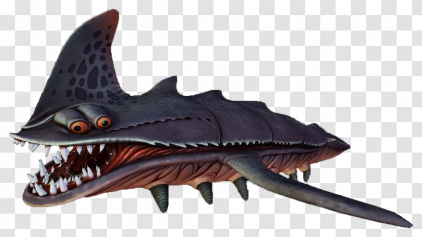 Subnautica Sand Shark Tiger - Megalodon Transparent PNG