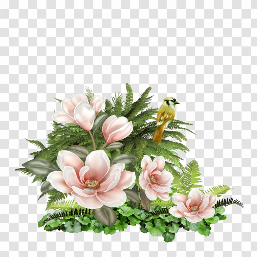 Clip Art - Flowering Plant - Green Floral Transparent PNG