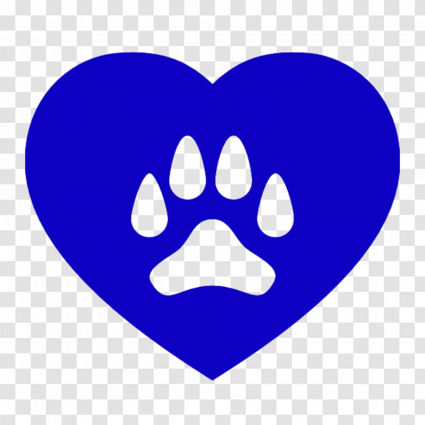 Dog Paw Cat Puppy Clip Art - Heart Transparent PNG