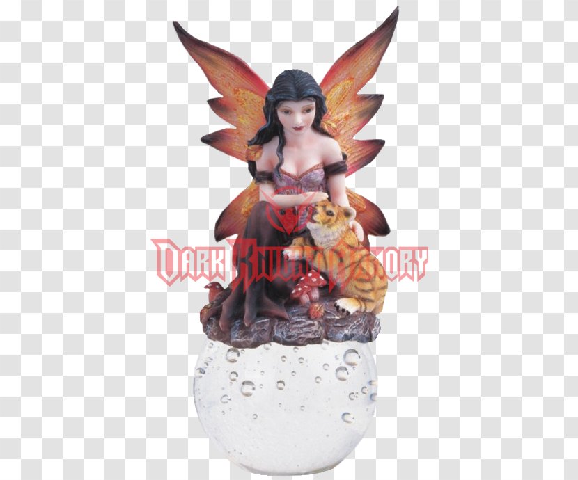 Crystal Ball Figurine Fairy - Statue Transparent PNG