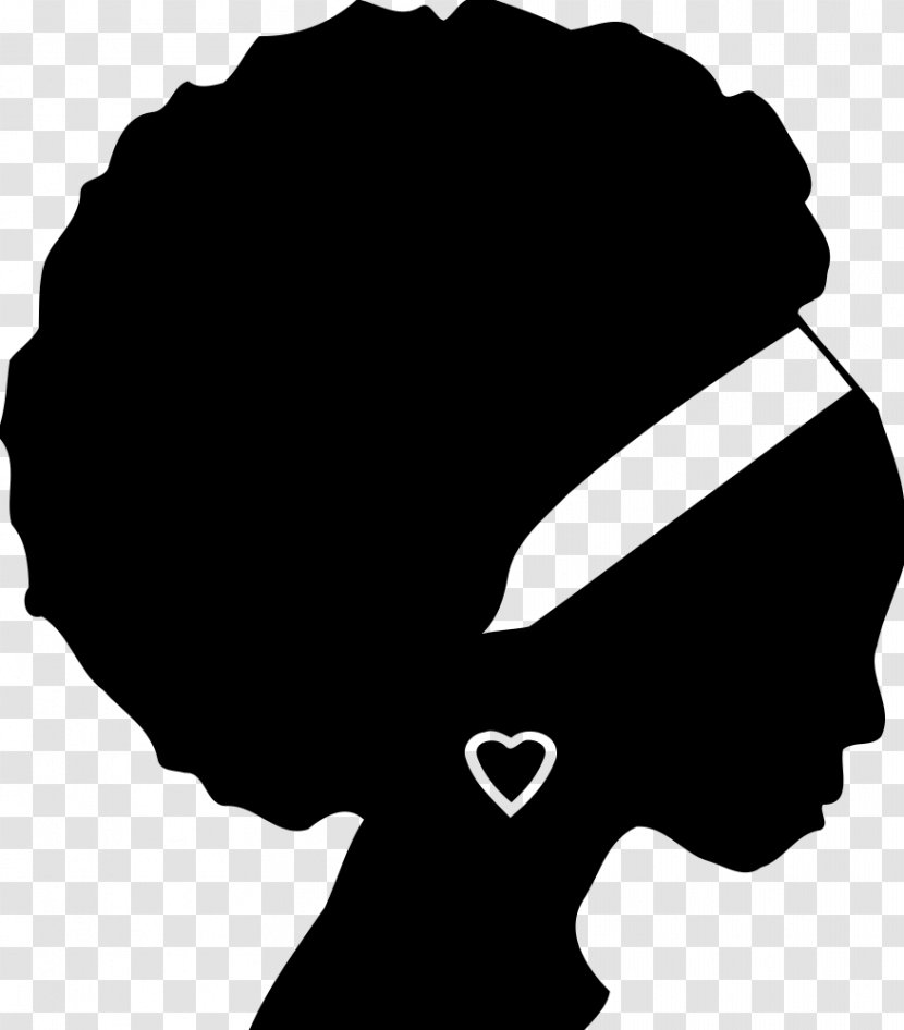 African American Silhouette Clip Art Woman Female Transparent Png