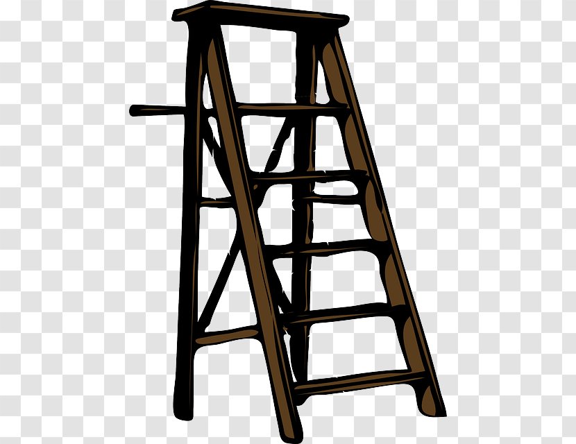 Ladder Clip Art - Furniture - Stage Railing Transparent PNG