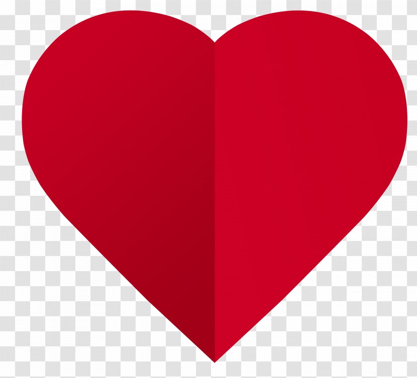 Red Heart Valentines Day - Paper Transparent PNG