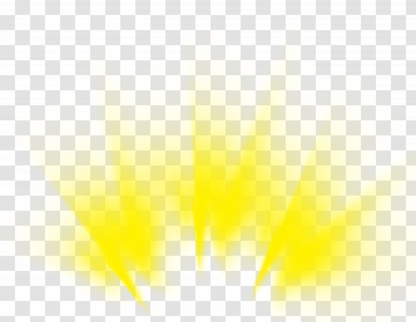 Sunlight Sky Yellow Close-up Wallpaper - Transparent Color Painted Light Effect Transparent PNG