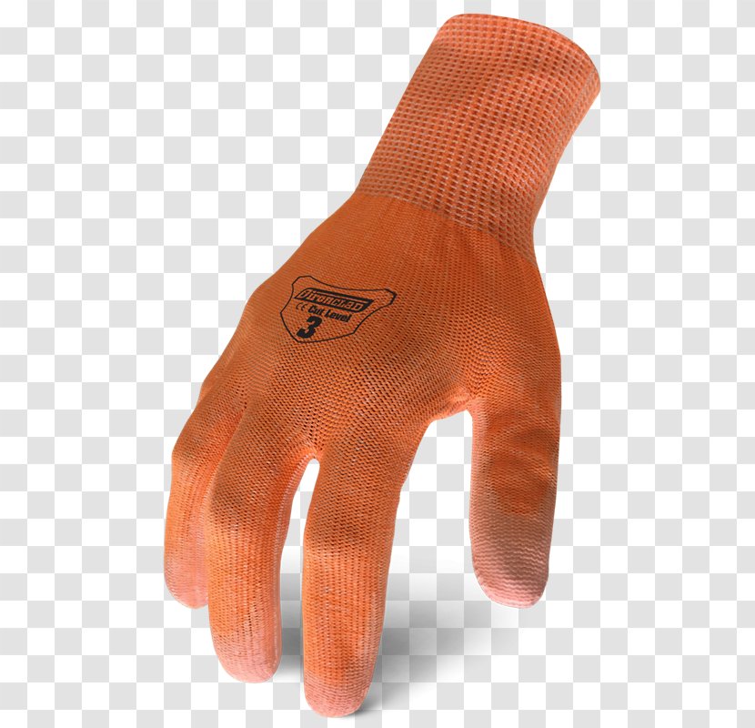 Glove Ironclad Performance Wear Safety Orange Thumb Clothing - Orr Corporation Transparent PNG