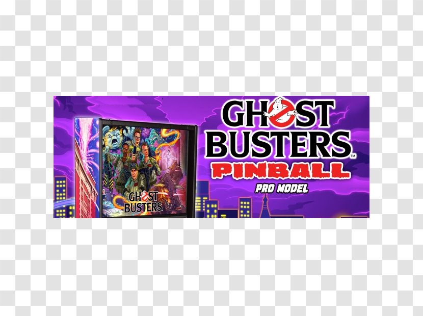 Pinball Stern Electronics, Inc. Ghostbusters Display Device Lyon - Banner - Ghost Buster Transparent PNG