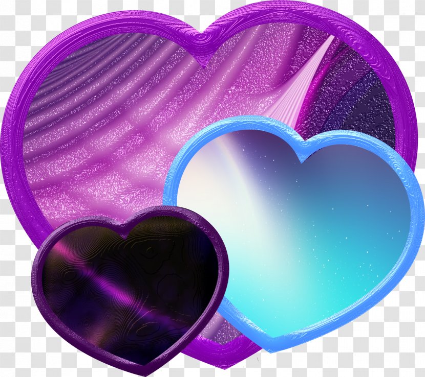 Borders And Frames Purple Heart Clip Art Transparent PNG