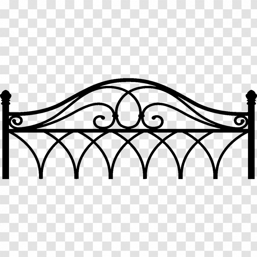 Headboard Bedroom Wall Decal - Iron - Bed Transparent PNG