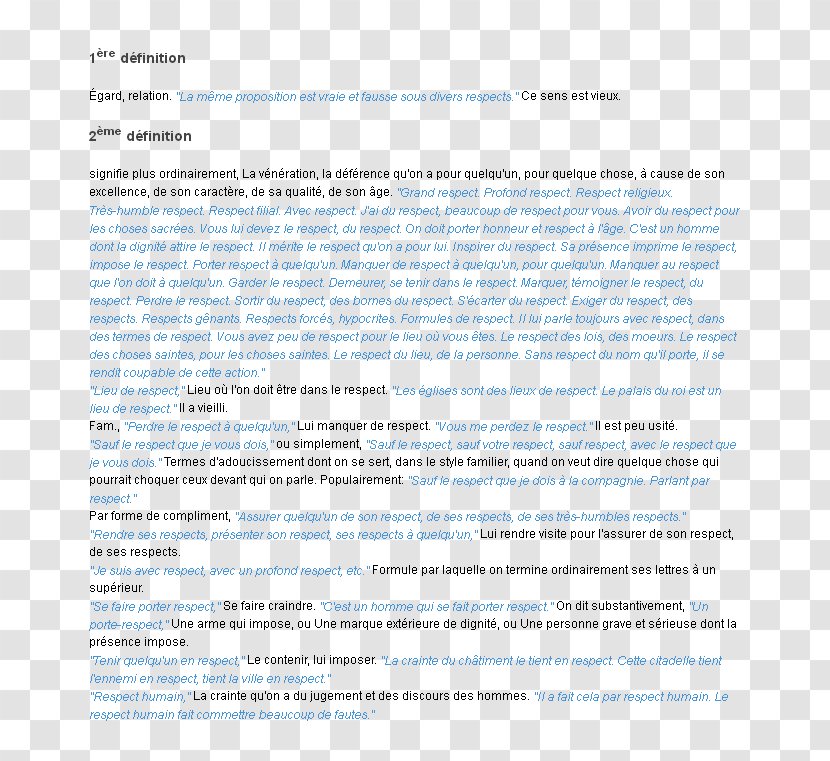 Document Font - Paper - Respect Transparent PNG
