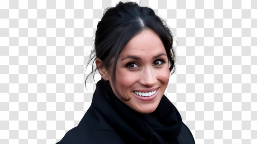 Meghan, Duchess Of Sussex Wedding Prince Harry And Meghan Markle Suits Kensington Palace - Neck - Hair Transparent PNG