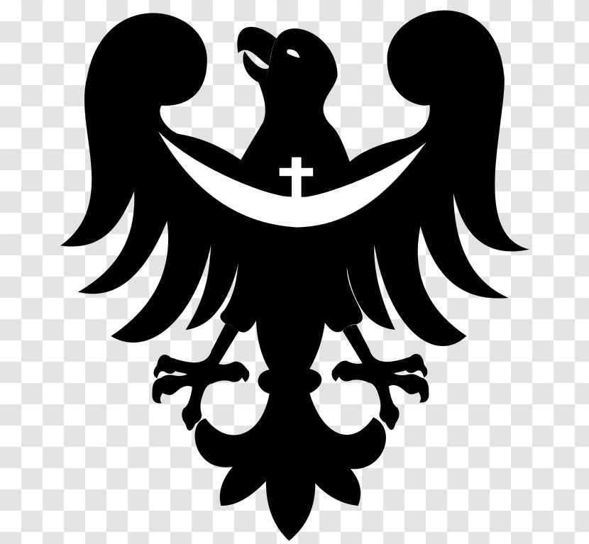 Głogów Silesian Eagle Coat Of Arms Clip Art - Vertebrate - Monona Grove Silver Eagles Transparent PNG