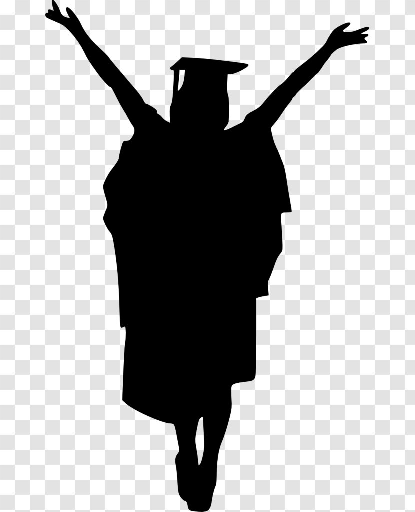 Graduation Ceremony Silhouette Drawing Photography Transparent PNG