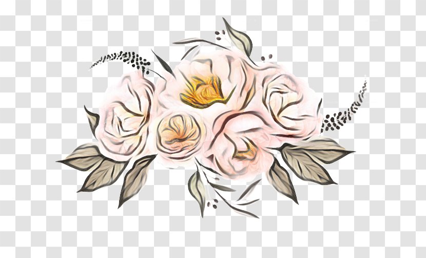 Bouquet Of Flowers Drawing - Flowering Plant - Rose Order Tattoo Transparent PNG