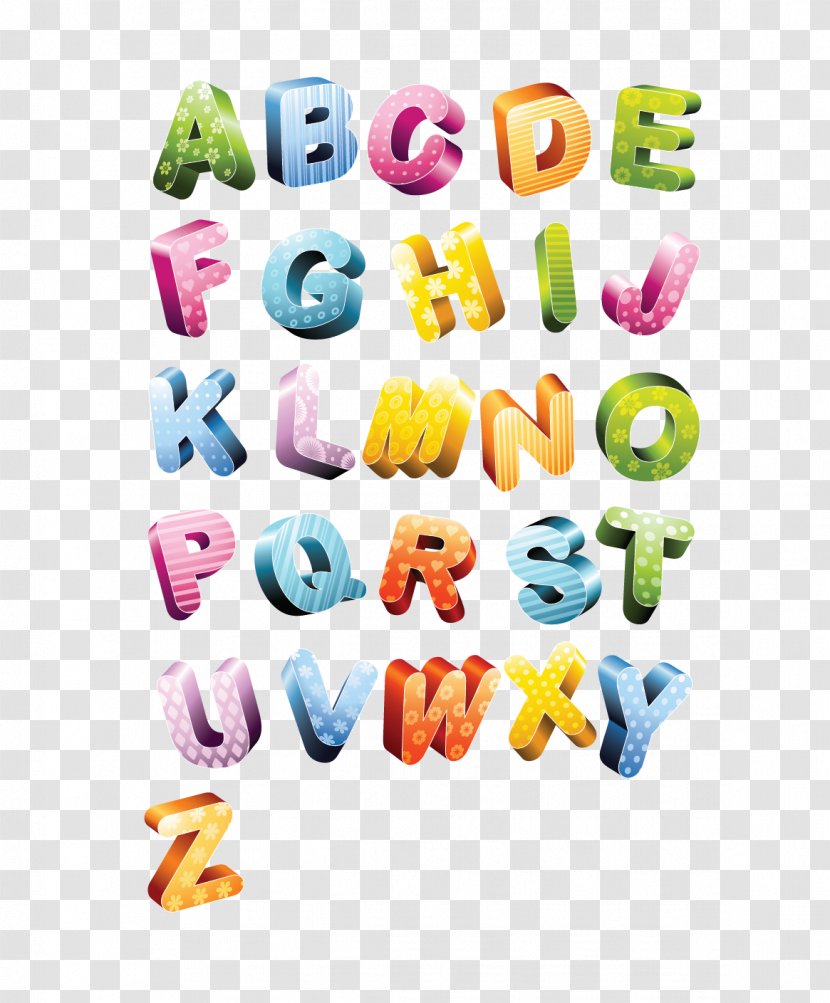 Alphabet Letter Clip Art - Colorful Decoration Transparent PNG