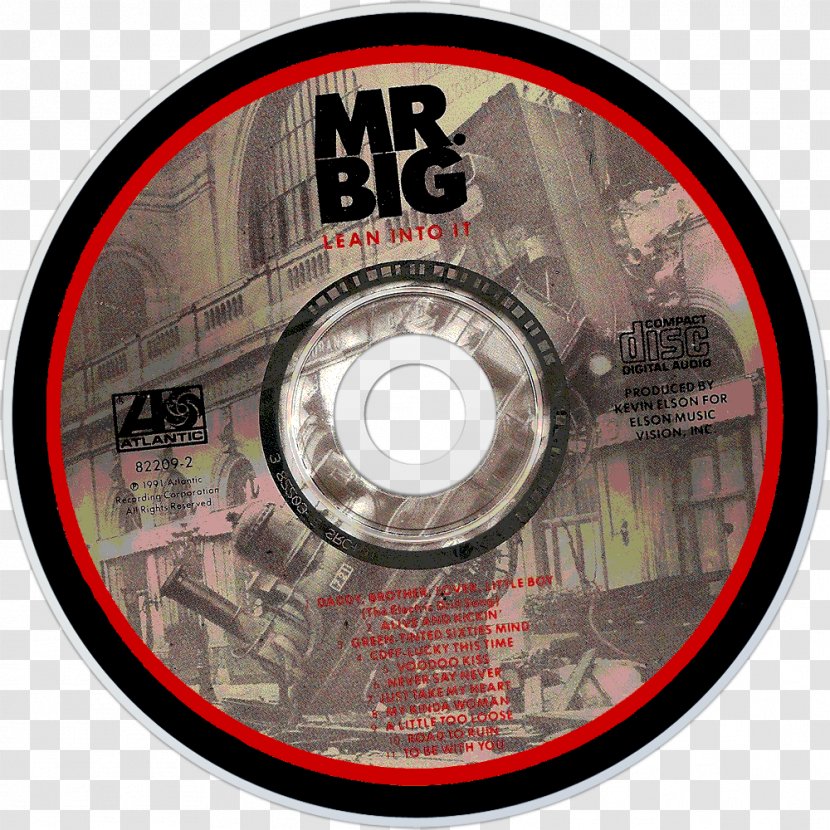 Compact Disc Lean Into It Spoke Mr. Big Wheel - Mr Transparent PNG