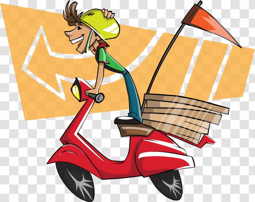 Billerica Pizza KFC Delivery Restaurant - Scooter Transparent PNG