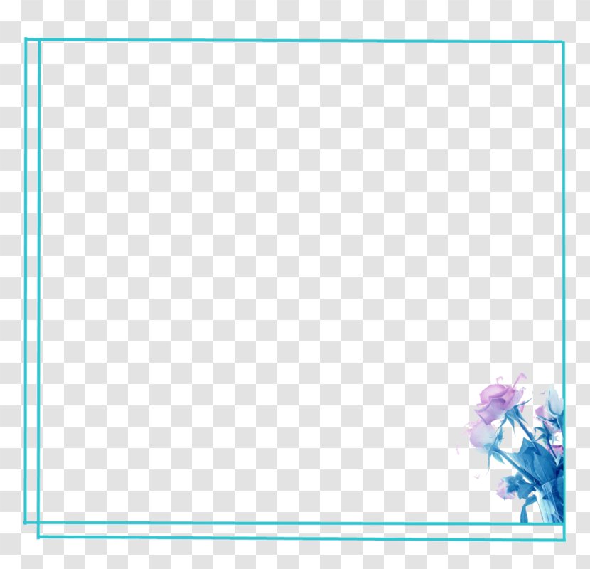 Picture Frames Blue Window Drawing Transparent PNG