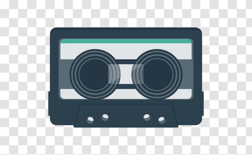 Compact Cassette Magnetic Tape Videotape Multimedia - Rectangle - Audio Transparent PNG