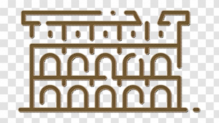 Architecture Icon Coliseum Colosseum - Rome - Logo Text Transparent PNG