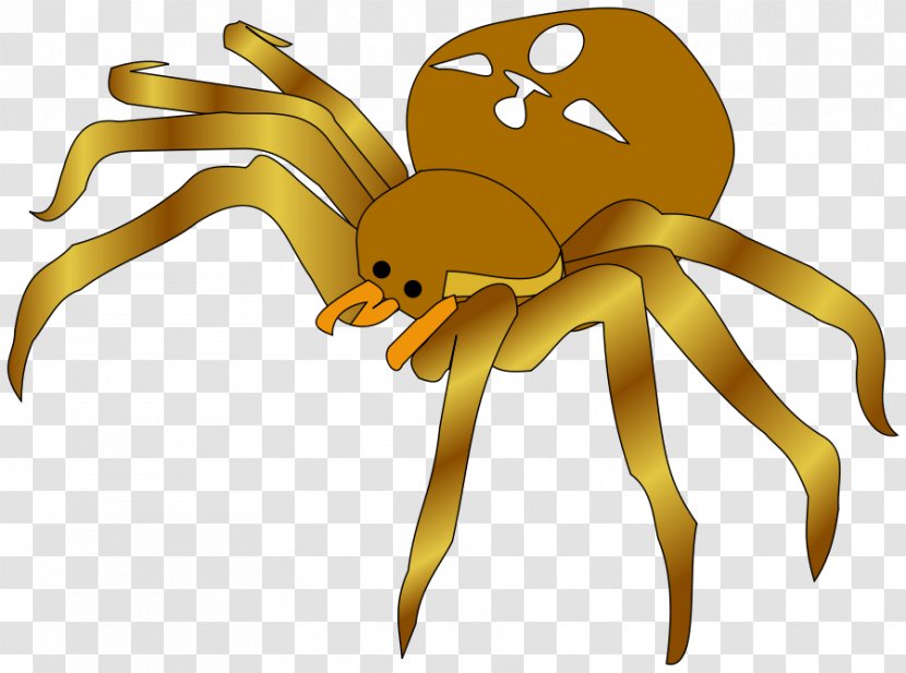 Black Widow Spider Free Content Clip Art - Arthropod - Halloween Spiders Pictures Transparent PNG