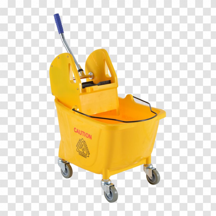 Mop Bucket Cart Housekeeping Cleaning - High-definition Dry Machine Transparent PNG