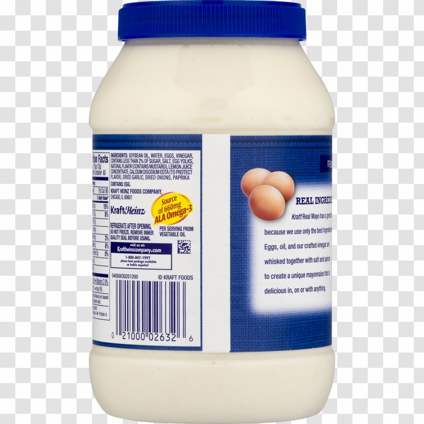 Kraft Foods Avocado Oil Ingredient Flavor - Jar Transparent PNG