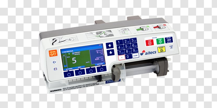 Medical Equipment Syringe Driver Infusion Pump Intravenous Therapy - Drug Transparent PNG