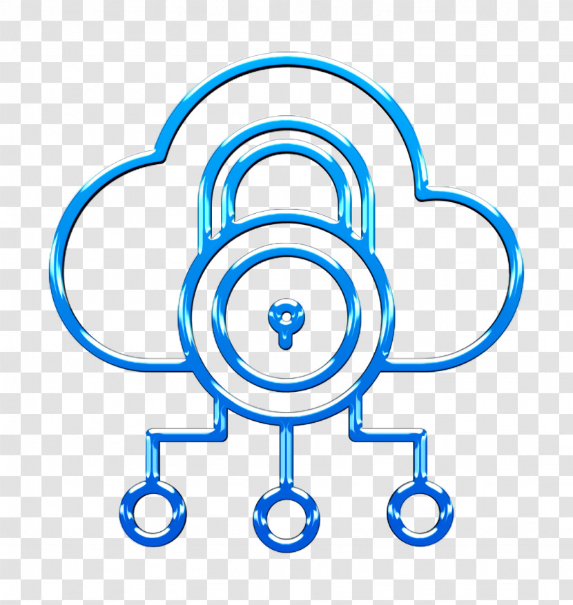 Ui Icon Cloud Icon Cyber Icon Transparent PNG