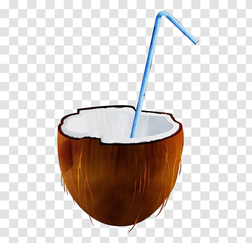 Watercolor Liquid - Vita Coco - Drinking Straw Transparent PNG
