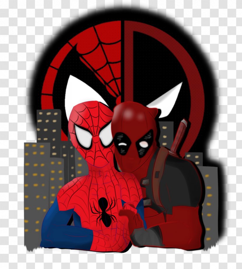 Spider-Man Deadpool Art Comic Book Comics - Red - Spider-man Transparent PNG