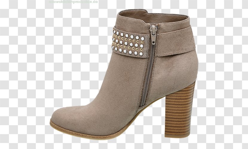 Chelsea Boot Suede Taupe Shoe - Fashion Transparent PNG