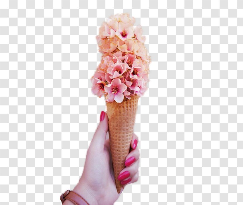 Cut Flowers Floral Design Flower Bouquet Ice Cream Cones - Daffodil Transparent PNG