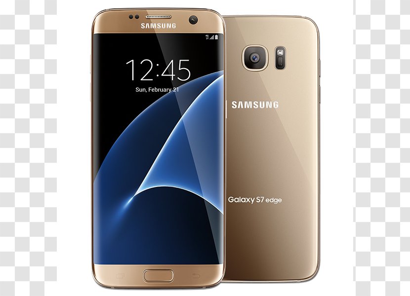 Samsung Telephone Gold Platinum LTE AT&T - Feature Phone Transparent PNG