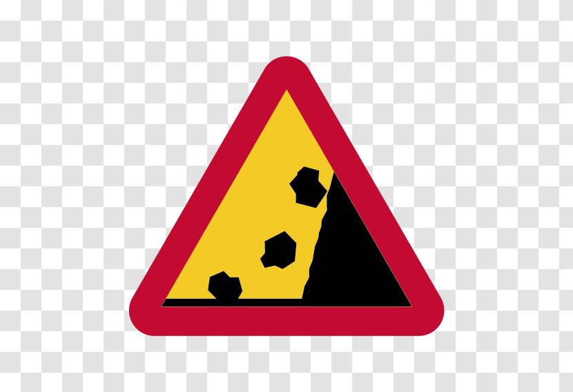 Traffic Sign Clip Art - Yellow - Rock Transparent PNG