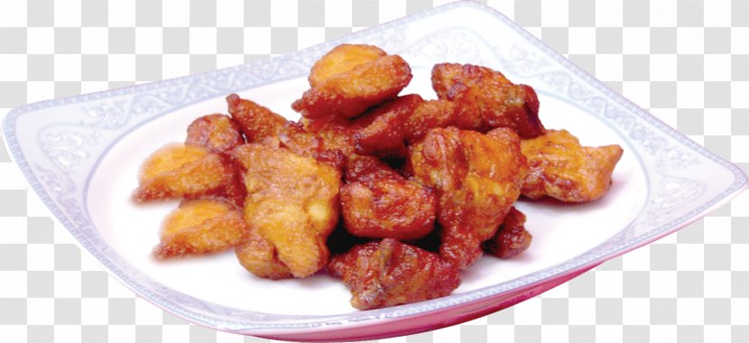 Chicken Nugget Fried Hot Pakora - Fast Food - Spicy Transparent PNG