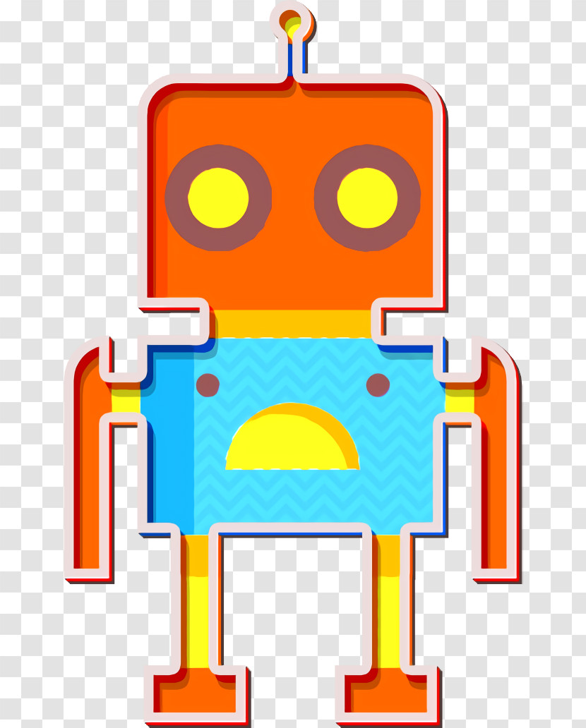 Kids Elements Icon Robot Icon Transparent PNG