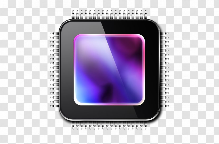 Graphics Processing Unit Central Icon - Render Farm - Chip Transparent PNG