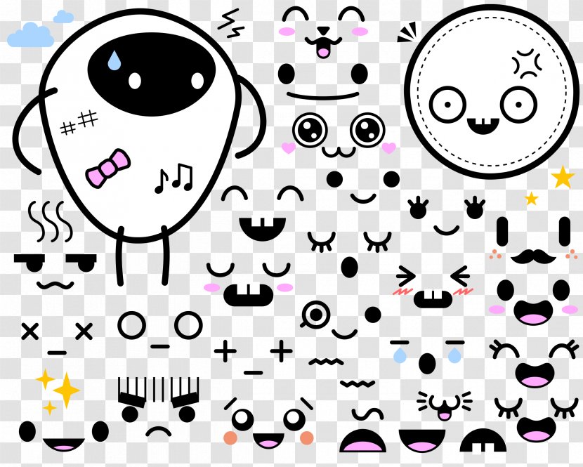 Smiley Drawing Clip Art - Organism - Cute Transparent PNG